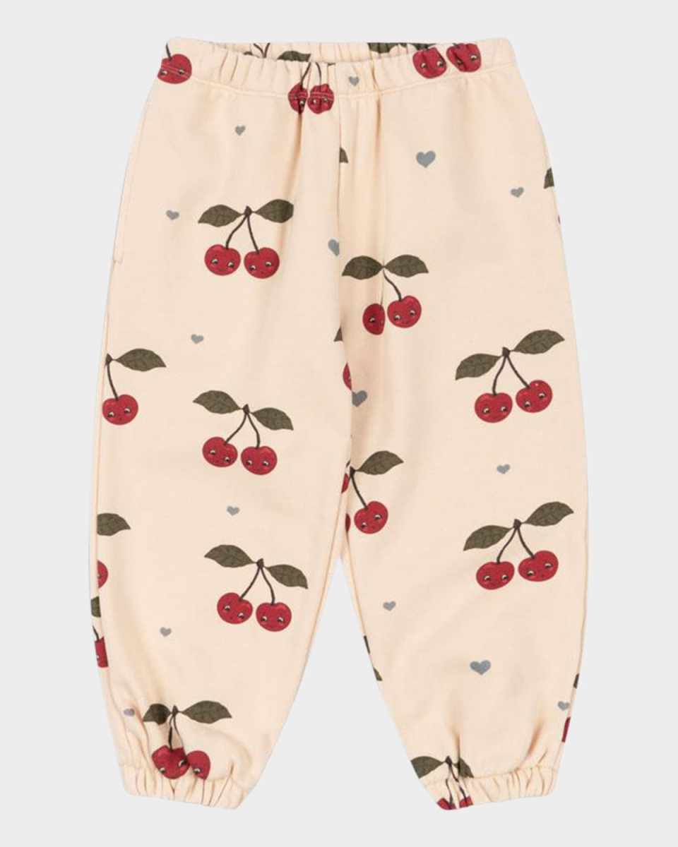 Girl's Logo Embroidered Sweat Pants, Size 9M-10